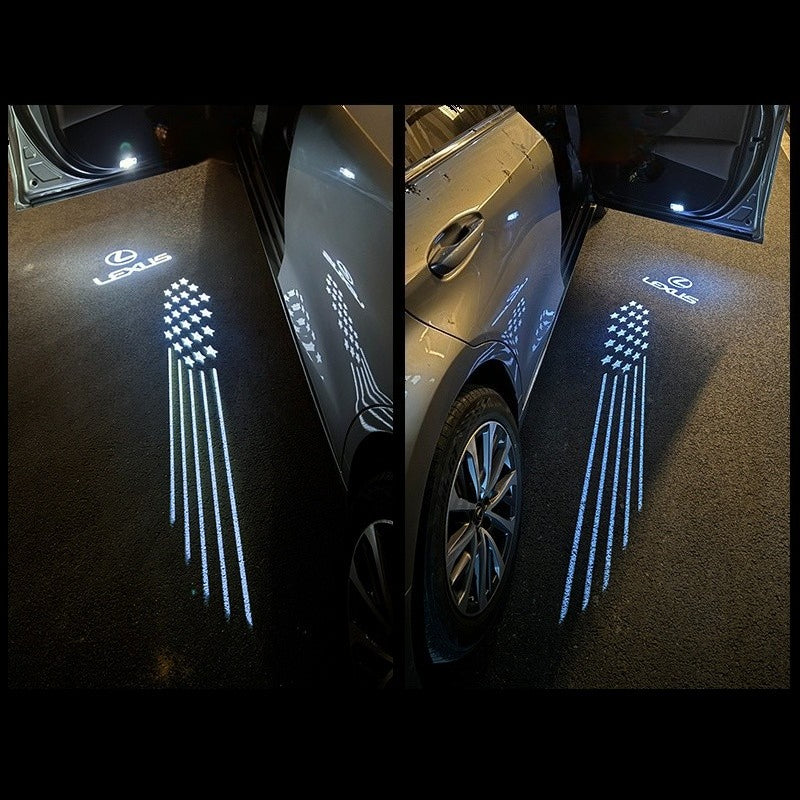 Lexus dual lens car door projector light - style 5