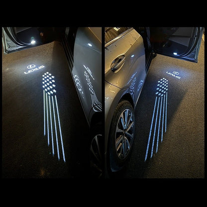 Lexus dual lens car door projector light - style 5